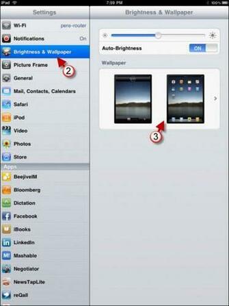 Change The iPad S Wallpaper