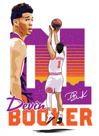 Phoenix Suns Devin Booker Shows Off His New iPhone Wallpaper