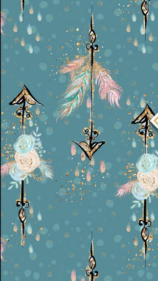 Arrow Feathers Flowers S P Misc In iPhone Wallpaper