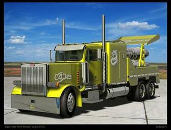 Peterbilt Semi Trucks Tractor Rigs Jets Racing Wallpaper Background