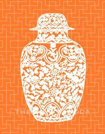Chinoiserie Chic Touches Of Orange