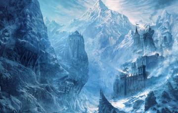 Wallpaper Snow Mountains Castle Image For Desktop Section
