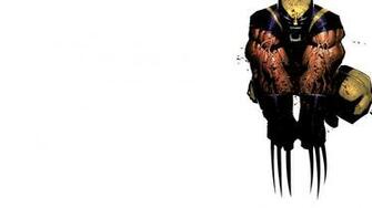 Wolverine Marvel Comics White Background Wallpaper