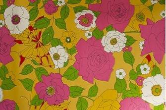 Make Painted Wallpaper Of Vintage Franciscan Starburst Style