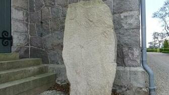 Viking Runestone Dated Non Christian But Looked After