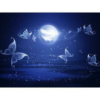 Diamond Mosaic Butterfly Moon Animal Picture Beads Full Drill