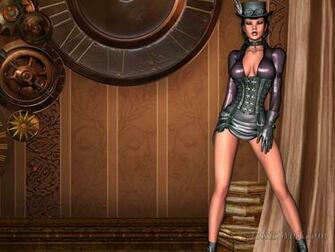 Steampunk Girl Wallpaper