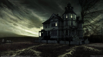 Haunted House Halloween Wallpaper