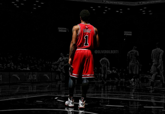 Derrick Rose By Hecziaa