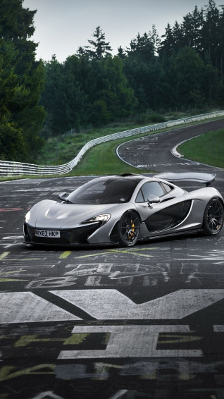 Sports Car On Road Mclaren P1 Wallpaper