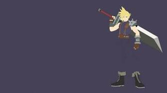 Cloud Strife Minimalist Wallpaper By Brulescorrupted