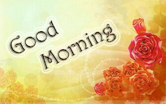 Lovely Good Morning Image Wallpaper