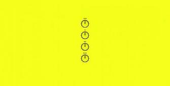Tone Control Yellow Wallpaper Rotary Knob Faders Controls