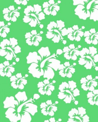 Hibiscus Background Green Jpg