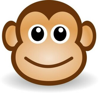 Big Cartoon Monkey Clip Art Wallpaper To Tease The Onlookers