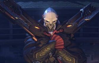 Wallpaper Overwatch Halloween Terror Reaper Dracula Character