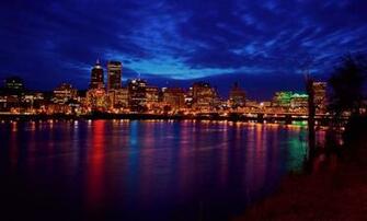 Cool Desktop Wallpaper Of Portland Picture Oregon Night Sky For
