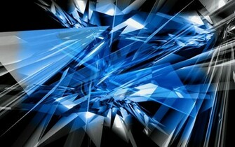 Abstract Shattered Glass In Wallpaper