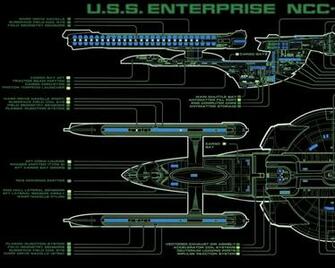 Star Trek Uss Enterprise Scheme Schematics