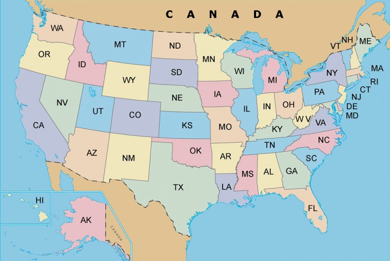 Us Map Wallpaper