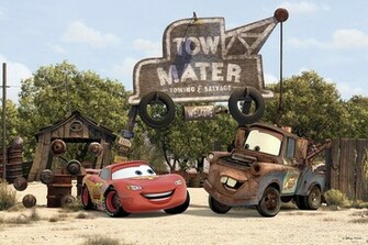 Cars Tow Mater Wall Mural Photo Wallpaper Photowall