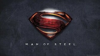 Man Of Steel Logo Wallpaper For
