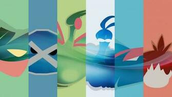 Created A Wallpaper For My Hoenn Team Oc I