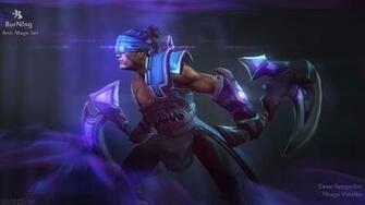 Burning Anti Mage Wallpaper Dota HD