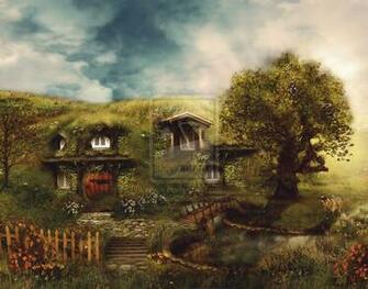 The Hobbit Shire Wallpaper A House By