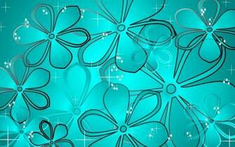 Aqua Wallpaper Water Flowers HD