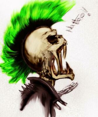Punk Skull Wallpaper