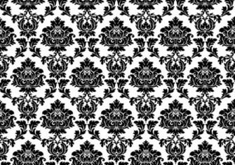 Damask Black And White Wallpaper Cool HD