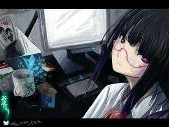 Cute Glasses Hot Pretty Purple Eyes School Girl Sexy Stunning