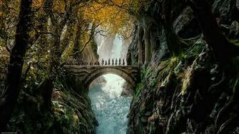 Desolation Of Smaug Fantastic Landscape Wallpaper Movie