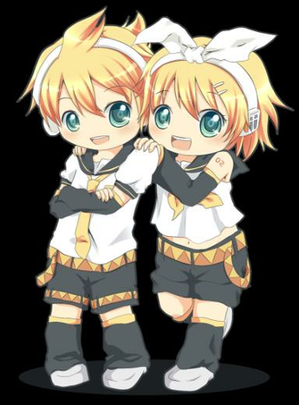 Vocaloid Len Rin Chibi By Pluvias