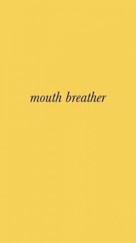 Couldn T Find A Mouth Breather Wallpaper With Yellow Background