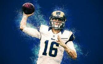 Wallpaper Jared Goff 4k Art Grunge Style Los Angeles
