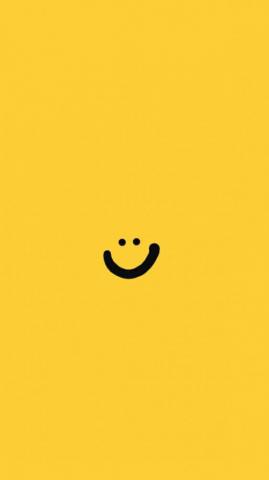 Cute Yellow Smiley Wallpaper Cow Print