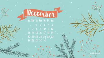 December Wallpaper Top Background