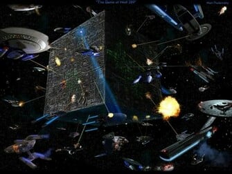 Deep Space Nine Wallpaper Borg Wars