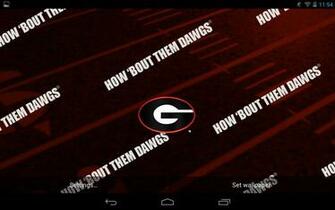 Officially Licensed Georgia Bulldogs Live Wallpaper With Animated 3d