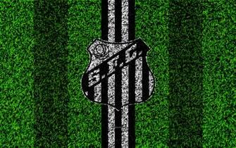 Wallpaper Santos Fc 4k Football Lawn Logo Brazilian