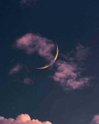 Moon And Stars Phone Wallpaper