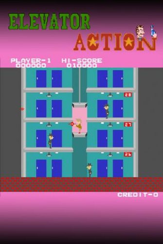 An iPhone Wallpaper For The Bit Arcade Video Game Classic Elevator