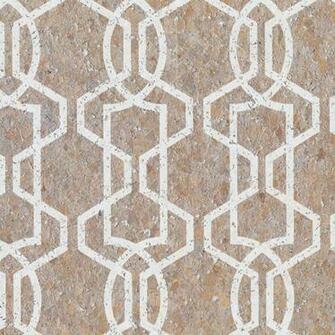 Le Grande Mica Grill Wallpaper White On Cream Cork Mic