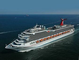 Wallpaper Carnival Liberty Cruise Ship Ocean Desktop