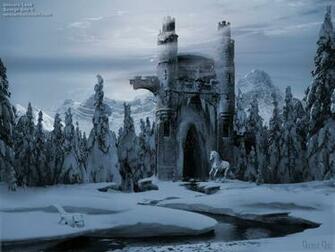 Unicorn Land Or The Forbidden Forest Gate Surreal Art Print