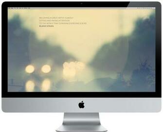 Imac Wallpaper Featuring A