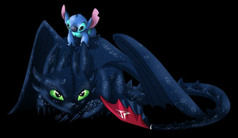 Toothless And Stitch By Jonathanpiccini Jp
