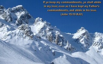 Scenic Wallpaper With Bible Verses